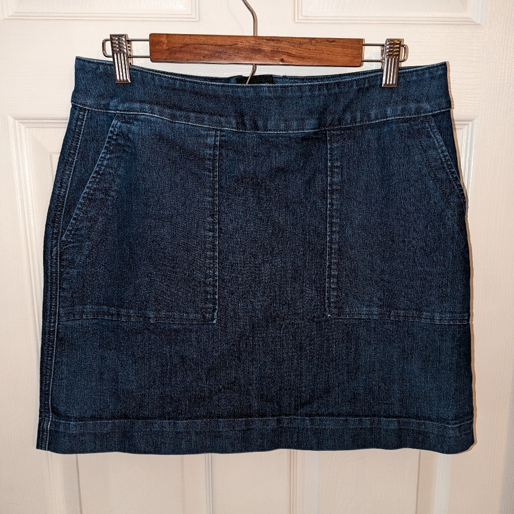 LOFT denim mini